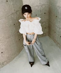 サイドカットタックパンツ / Side Cut Tack Bottoms