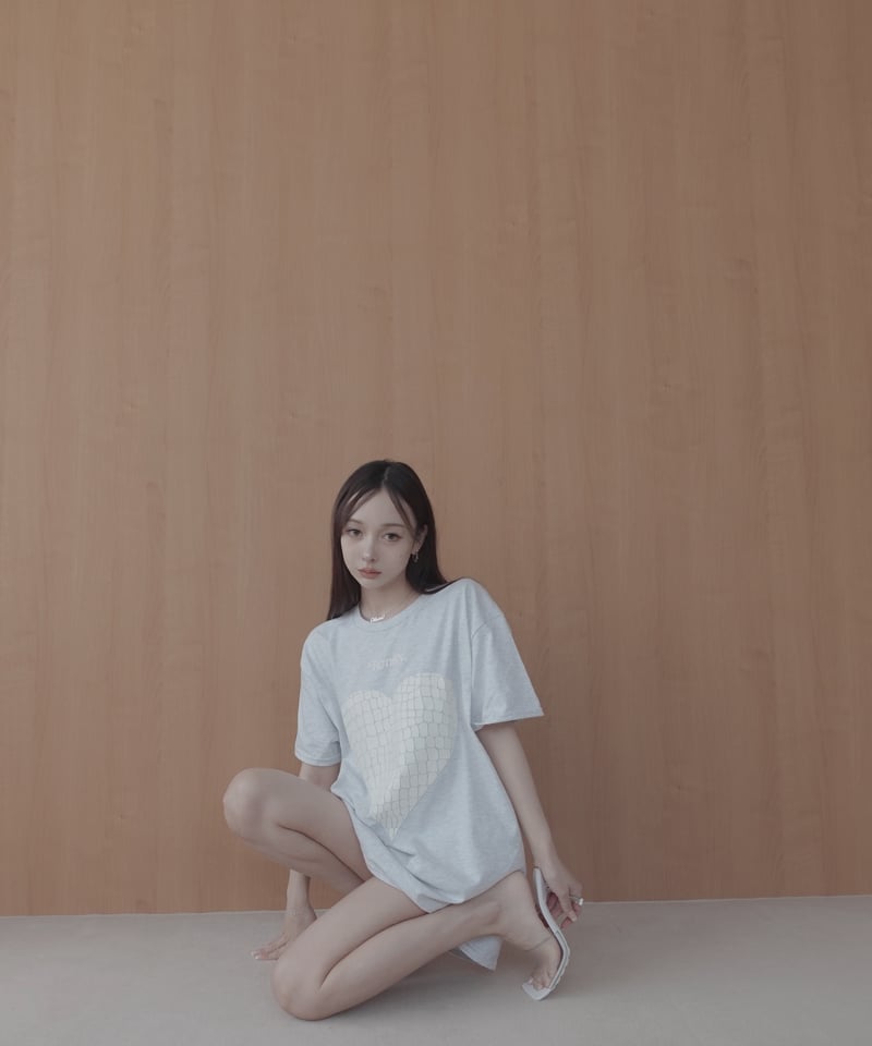 クロコハートTシャツ / Croco Heart Tシャツ | FICTION TOKYO O