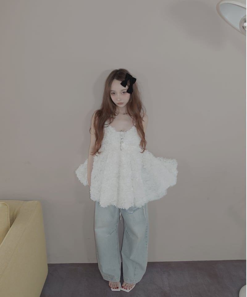 Milk】ブルームペタルチュニックドレス / Bloom Petal Tunic Dress