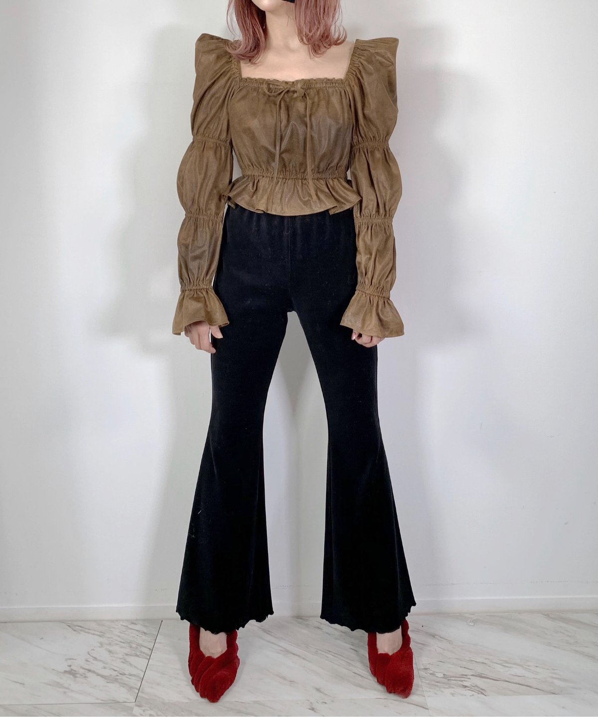 Front Ribbon Tops フロントリボントップス | FICTION TOKYO O