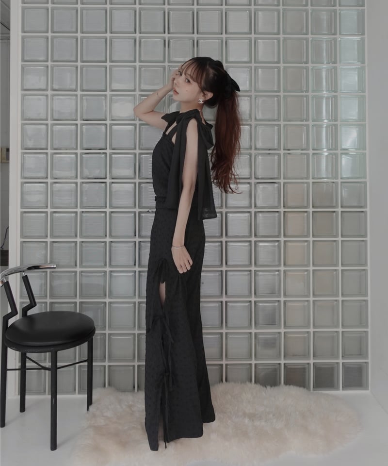 ルーズフィットリボンフレアパンツ/ Loose Fit Ribbon Flare Pants