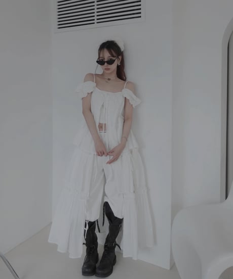 【White】ガウンドレス/Gown Dress