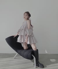 Cloudy】ティアードバルーンチュニックワンピース / Tiered Balloon Tu