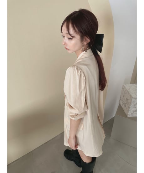 パフスリーブシアージャケット /Puff Sleeve Sheer Jacket