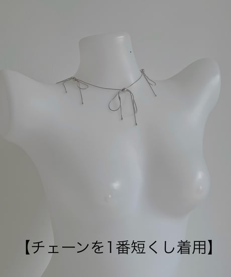 Ribbon Necklace [Silver925]