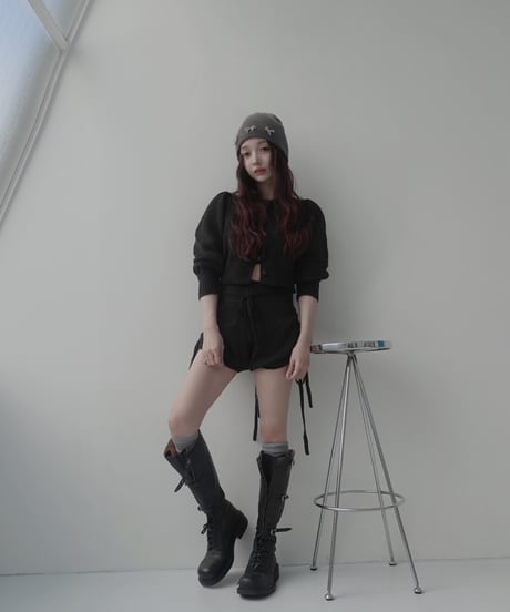 フロントクロスニットカーディガン / Front Cross Knit Cardigan