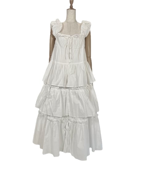 【White】ガウンドレス/Gown Dress