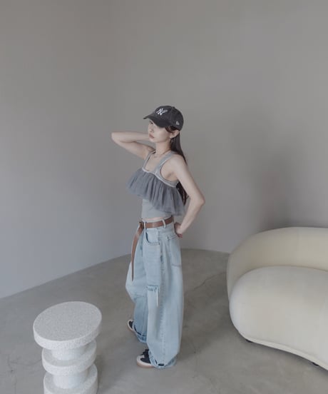 【LightBlue】バレルデニム / BarrelLeg Denim