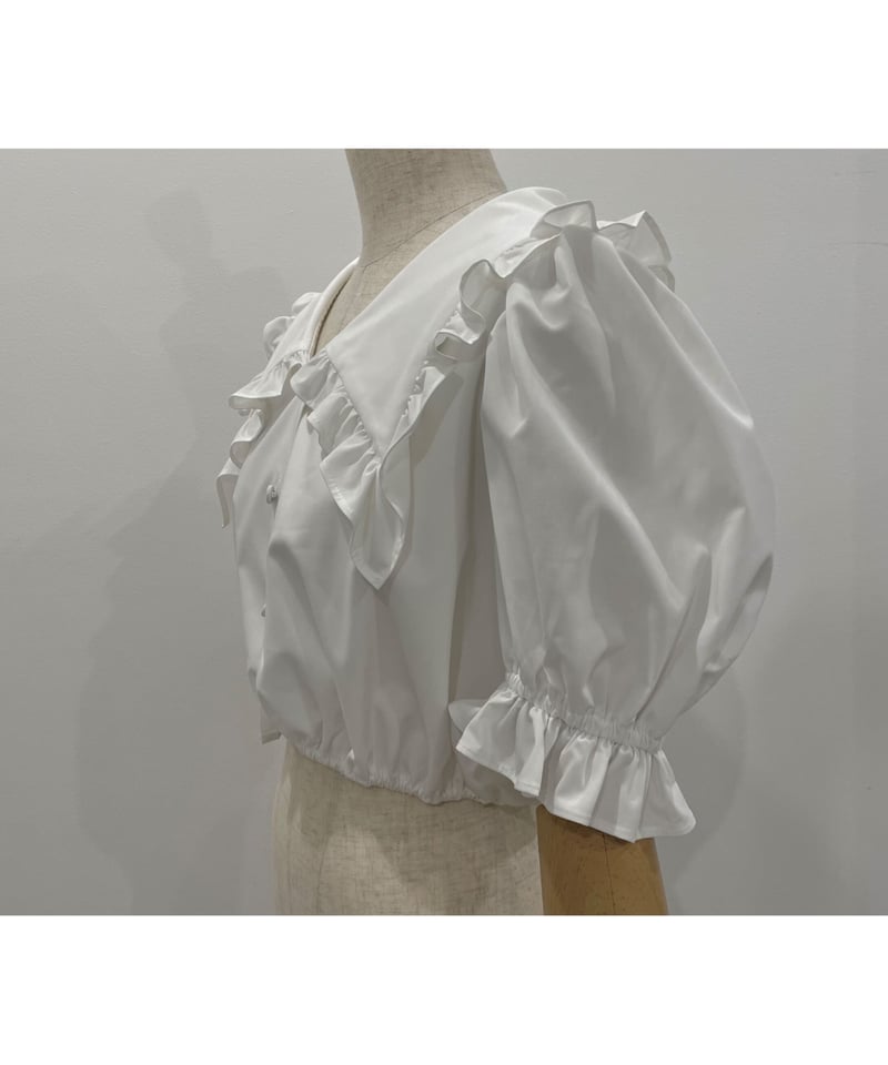 2Wayビッグカラーブラウス 2way Big Collar Blouse | FICTIO 2Wayビッグカラーブラウス 2way Big Collar Blouse | FICTIO