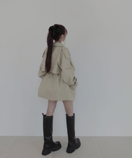 2Wayバルーントレンチコート / 2Way Balloon Trench Coat