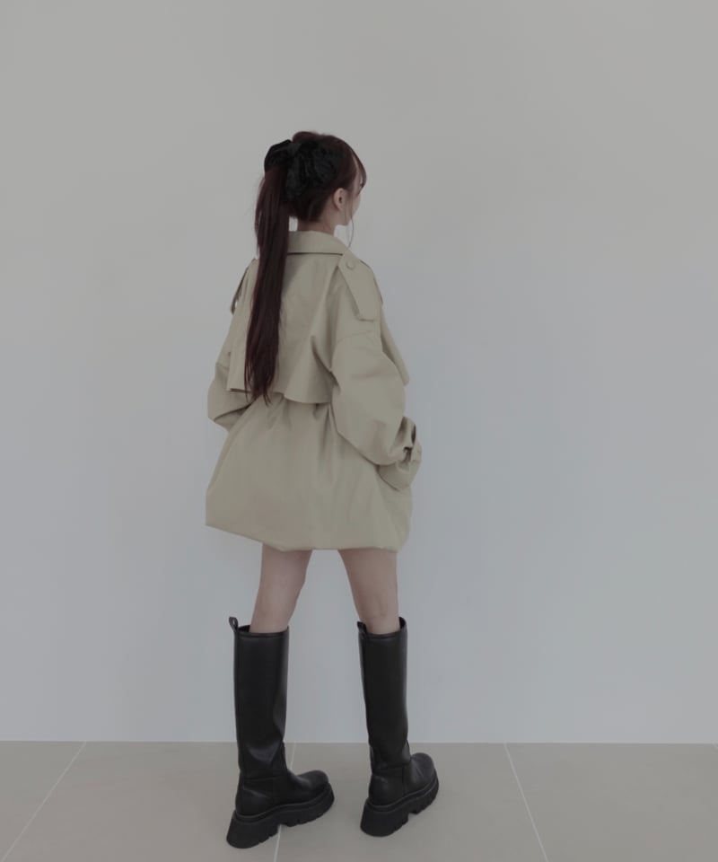 2Wayバルーントレンチコート / 2Way Balloon Trench Coat | FI