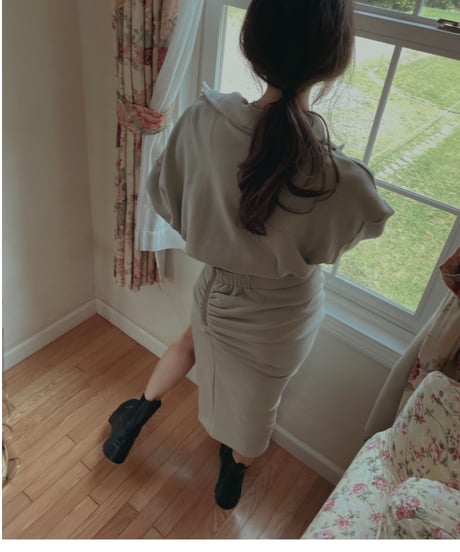 スリットスウェットスカート /Slit Sweat Skirt