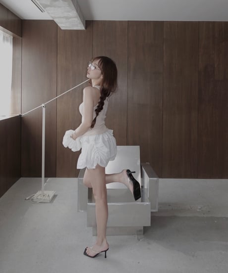 【Basic Collection】フリルタンクトップ / Frill Tank Top