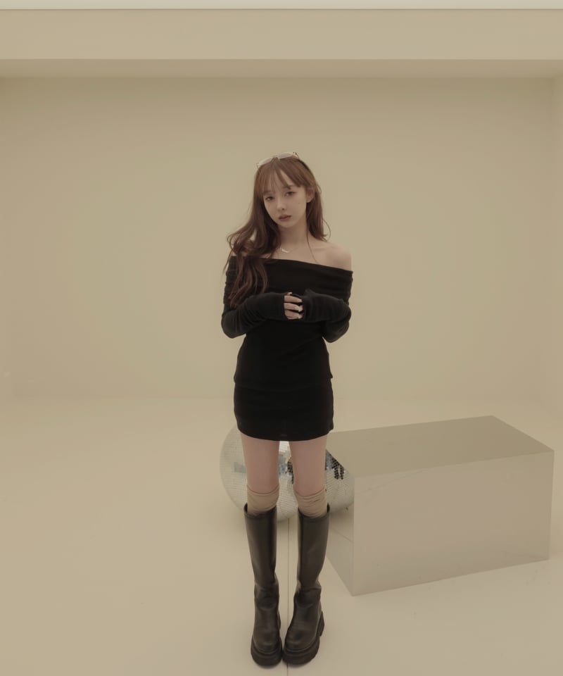 Basic Collection】2wayオフショルダーチュニック / 2way Off-S