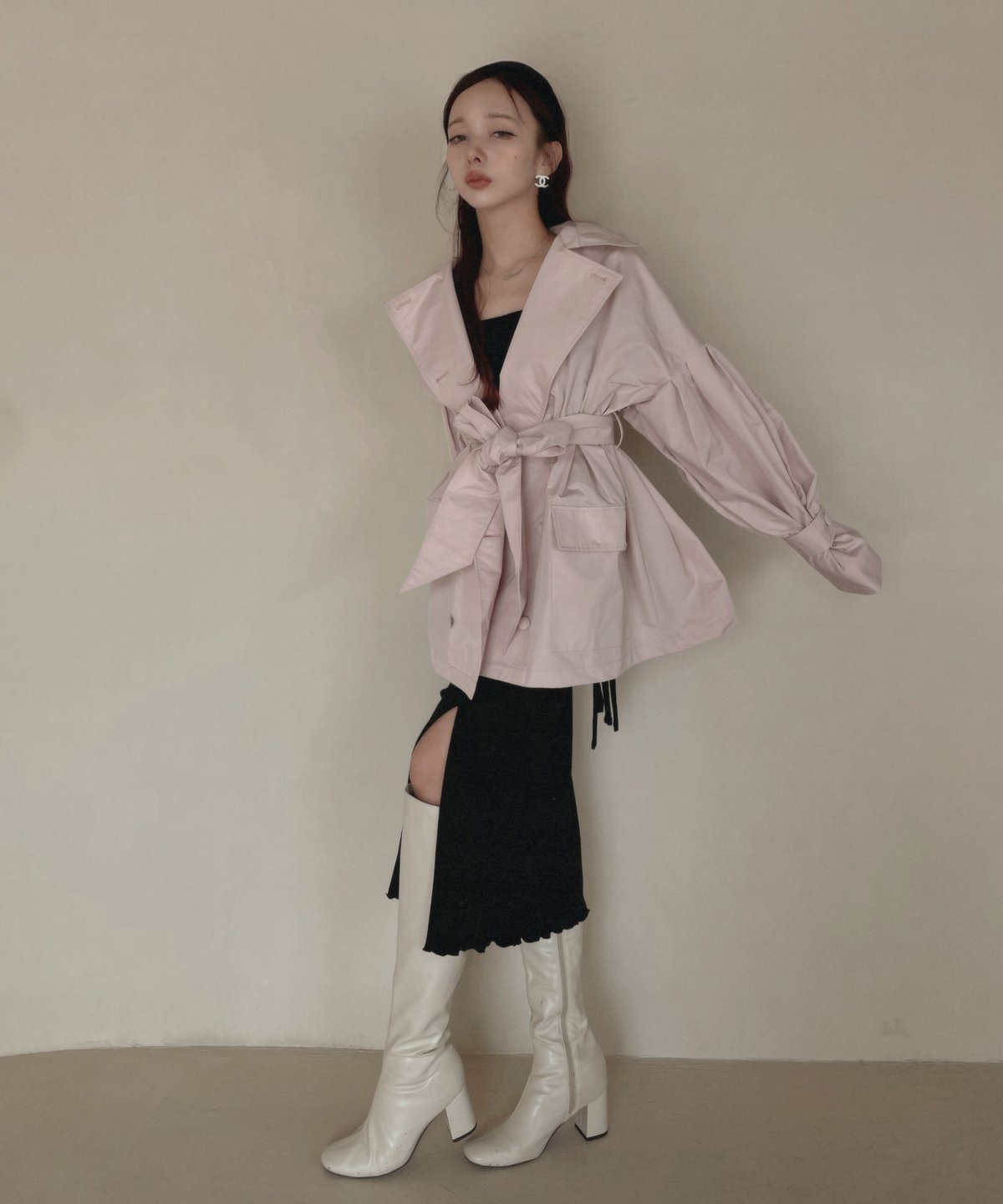ボリュームスリーブトレンチコート / Volume Sleeve Trench Coat |