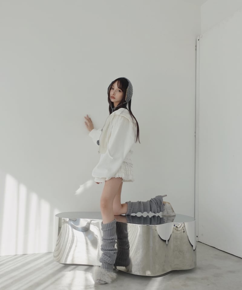 Milk】ハートジップアップフーディー /Heart Zip-up Hoodie | FIC