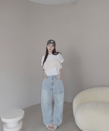 【セット割引】チュールトップ + Big Logo T