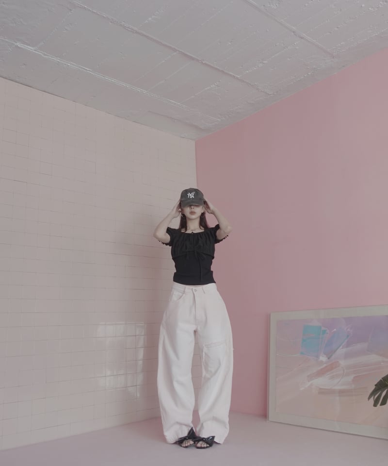 バレルデニム BarrelLeg Denim PalePink】バレルデニム / BarrelLeg Denim | FICTION TO