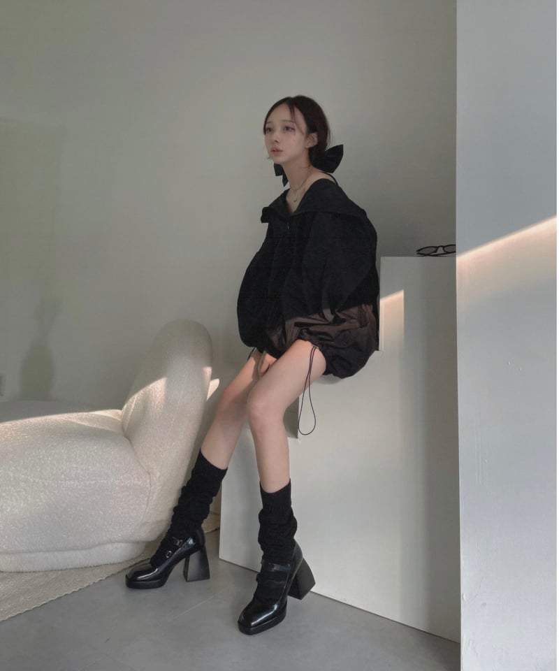 ハーフジップアップナイロンフーディー / Half Zip-up Nylon ハーフジップアップナイロンフーディー / Half Zip-up Nylon