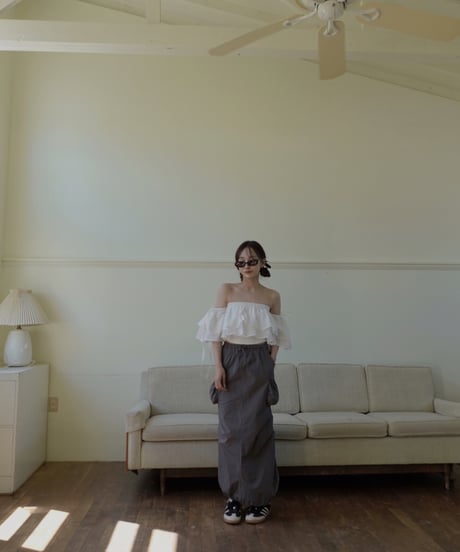 バックスリットカーゴスカート / Back Slit Cargo Skirt