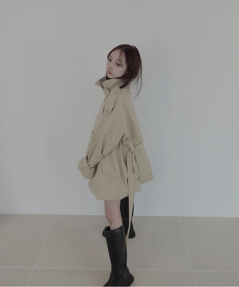VIAVANDA/トレンチコート ピンク/2Way Trench Coat VIAVANDA/トレンチコート ピンク/2Way Trench Coat