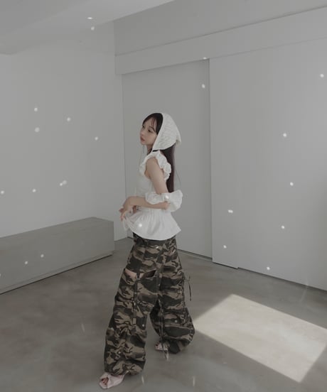 【Milk】コットンレーストップ(+ビッグシュシュ）/ CottonLace Top(+BigSHUSHU)