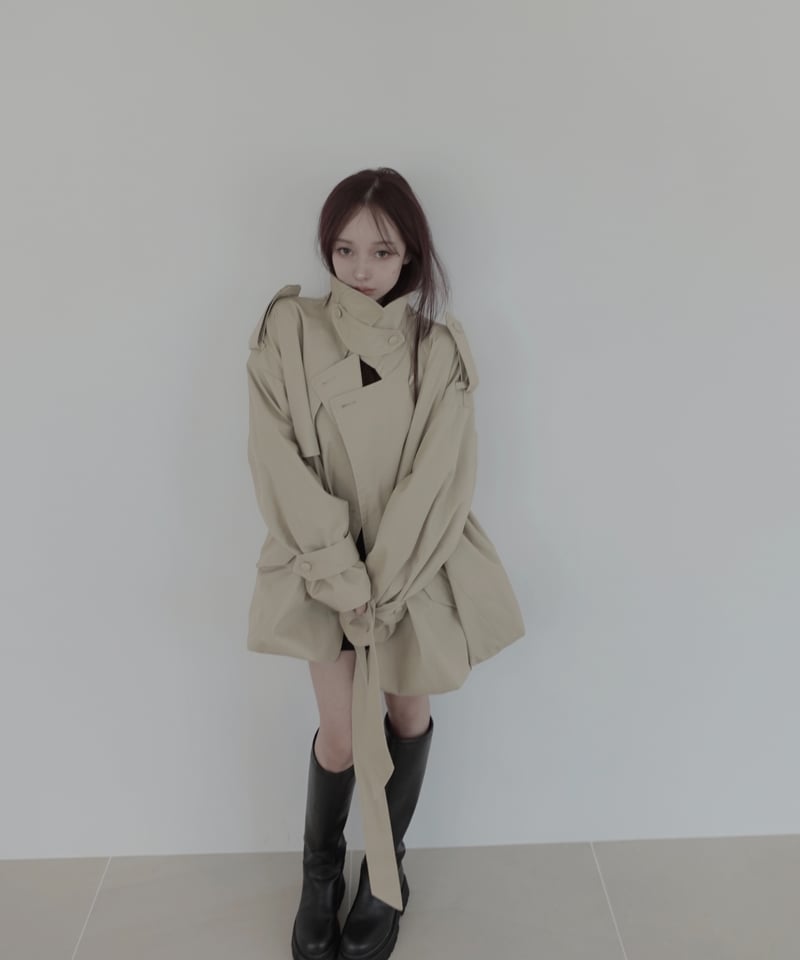 2Wayバルーントレンチコート / 2Way Balloon Trench Coat | FI
