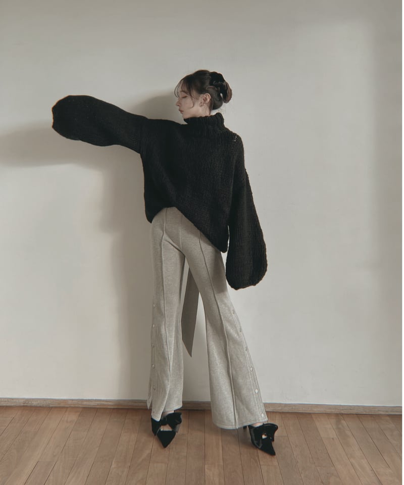 ハンドニッティングリボントップ / Hand Knitting Ribbon Top ハンドニッティングリボントップ / Hand Knitting Ribbon Top