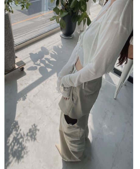 サイドカットタックパンツ / Side Cut Tack Bottoms
