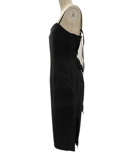 ビジューストラップスリットワンピ / Bijou Strap Slit One-Piece