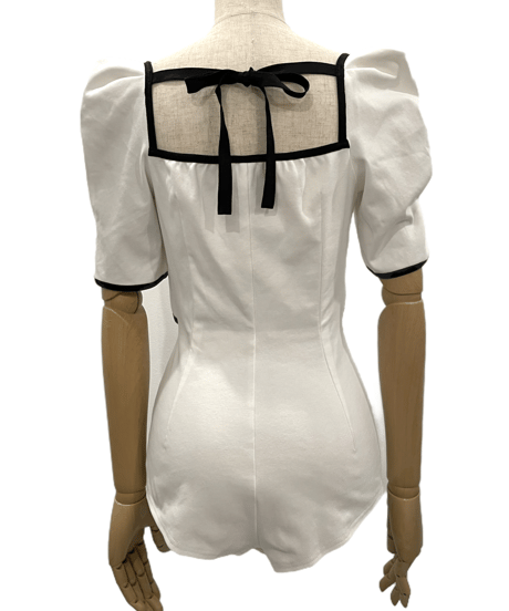 2Wayパイピングボディースーツ / 2Way binding Body Suit