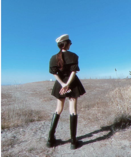 セーラーカラーチュニックワンピース / Sailor Collar Tunic One-Piece