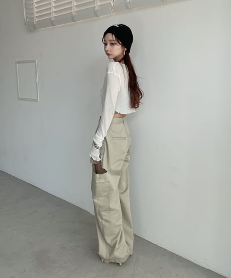 サイドカットタックパンツ / Side Cut Tack Bottoms