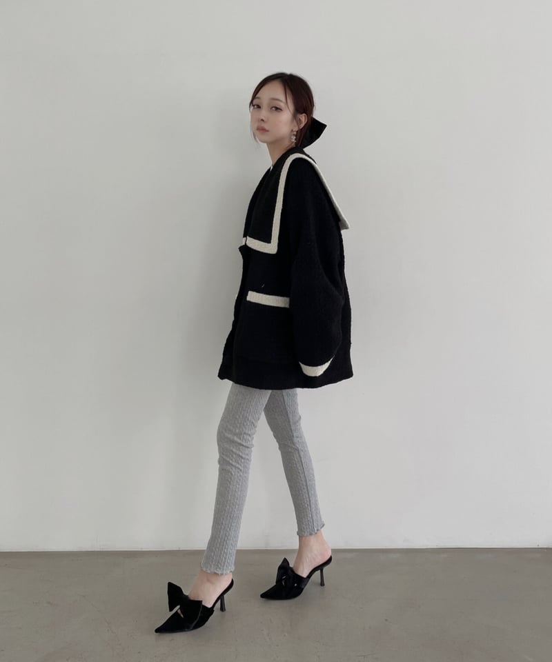 セーラーツイードジャケット / Sailor Collar Tweed Jacket | FI