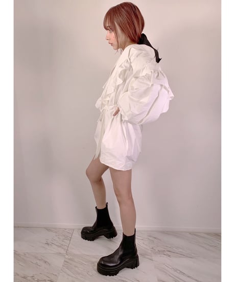 フリルカラージャケット　Raffled Collar Jacket