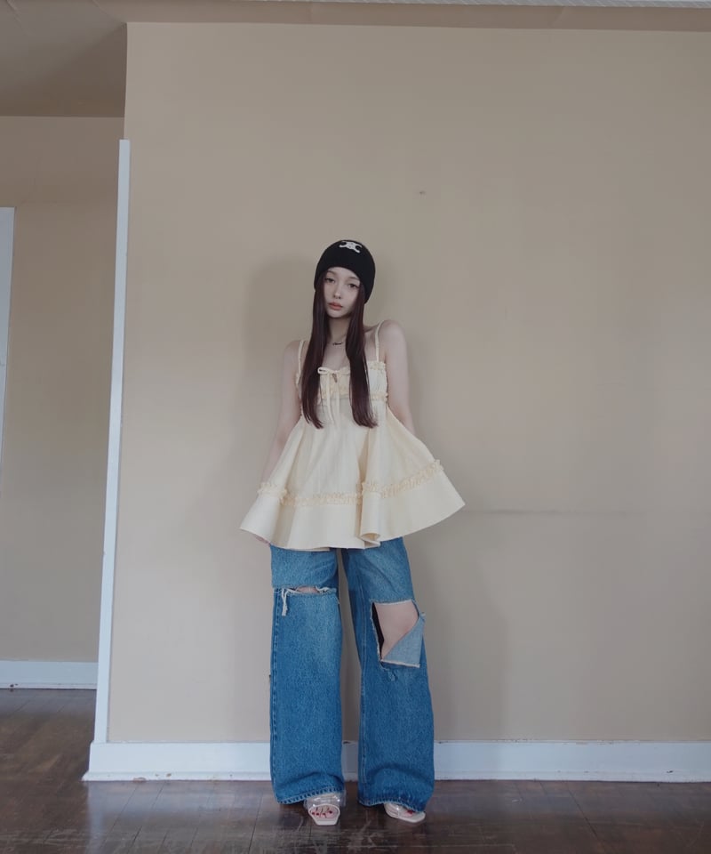 Blue］2wayデニム / 2way Denim | FICTION TOKYO OFFI