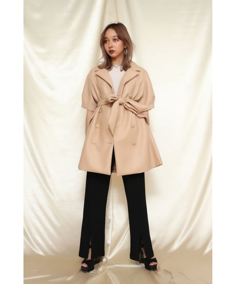 Front Slit Belt Pants　リブスリットパンツ