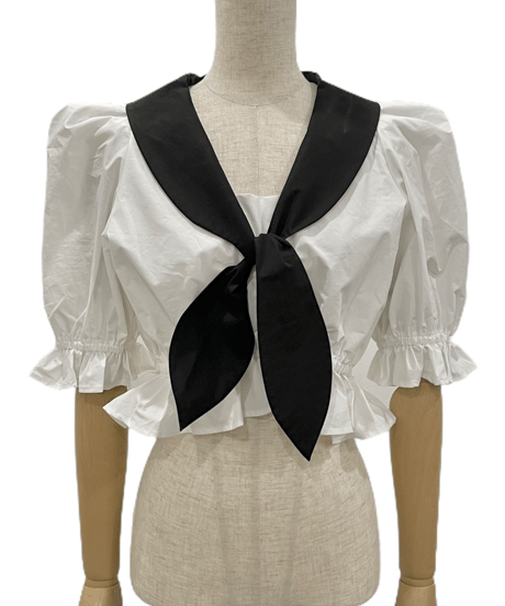 セーラータイブラウス /Sailor Tie Blouse