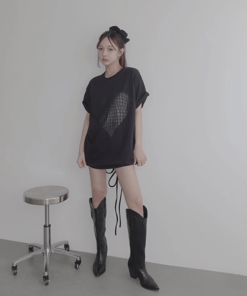 クロコハートTシャツ / Croco Heart Tシャツ | FICTION TOKYO O
