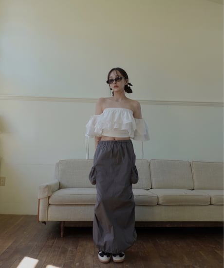 バックスリットカーゴスカート / Back Slit Cargo Skirt
