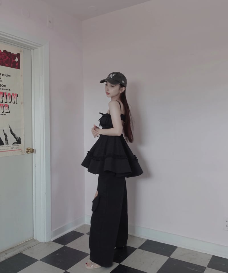 Black］2wayデニム / 2way Denim | FICTION TOKYO OFF