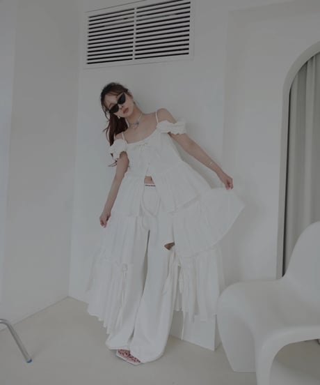 【White】ガウンドレス/Gown Dress