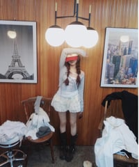 フリルヘムリボンカーディガン(リボンキャミセット) / Frill Hem Ribbon Cardigan(+Ribbon Camisole)