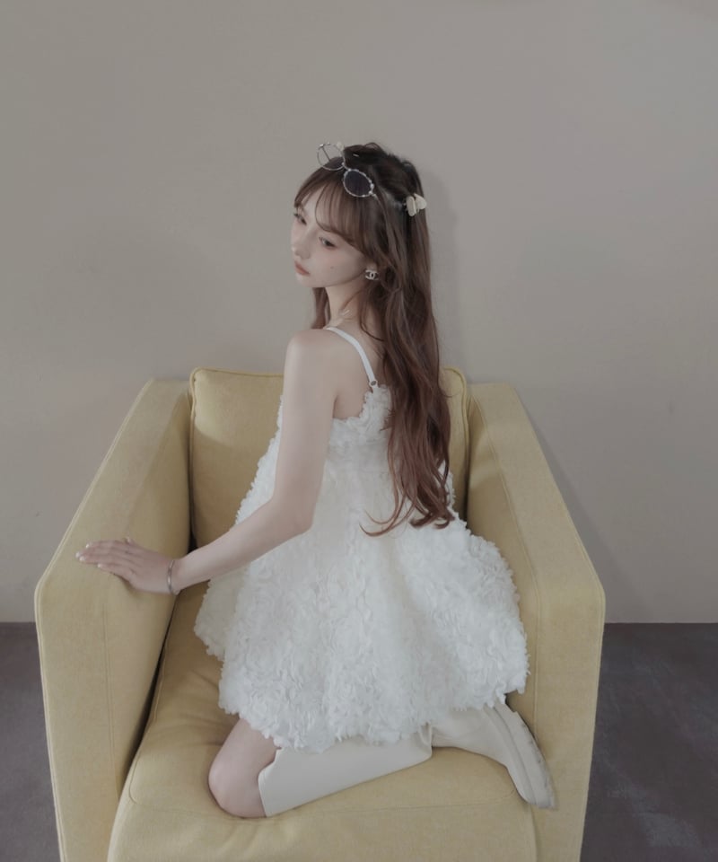 Milk】ブルームペタルチュニックドレス / Bloom Petal Tunic Dress