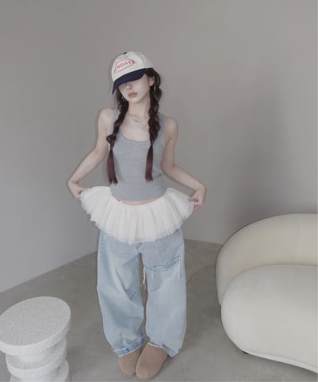 2Wayチュールトップ / 2Way Tulles Top