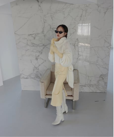 レザーベアワンピース(+グローブ) /FauxLeather Bare One-Piece(+Glove)