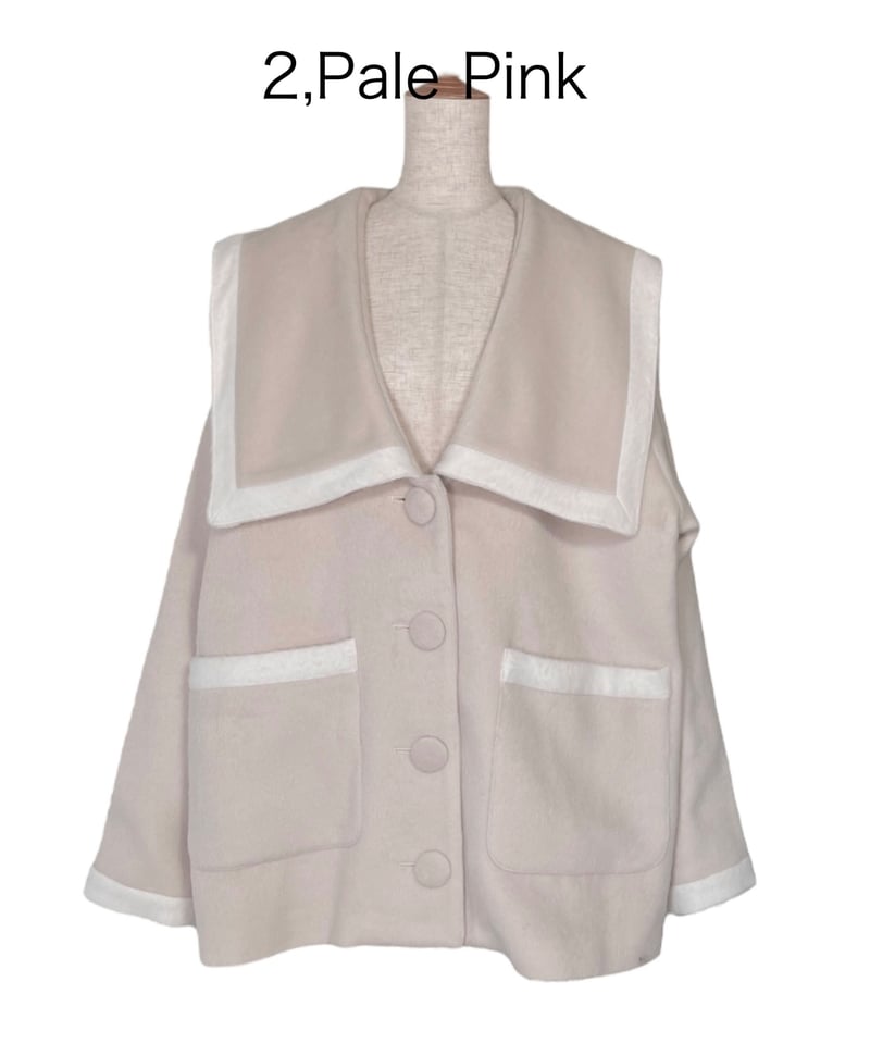 セーラーカラージャケット / Sailor Collar Jacket | FICTION T セーラーカラージャケット / Sailor Collar Jacket | FICTION T
