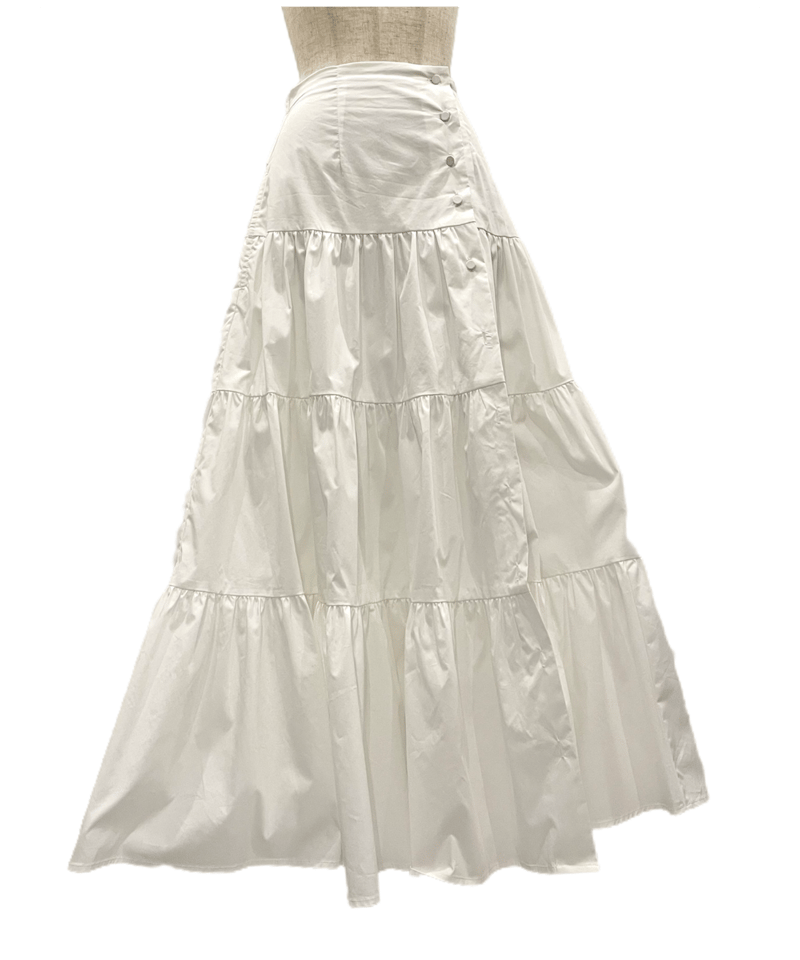 バックリボンティアードスカート /Back Ribbo Tiered Skirt | FICT...