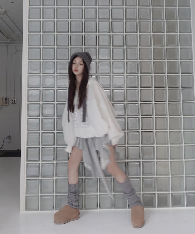 Sweat Gray】ランダムスカート / Random Skirt | FICTION T