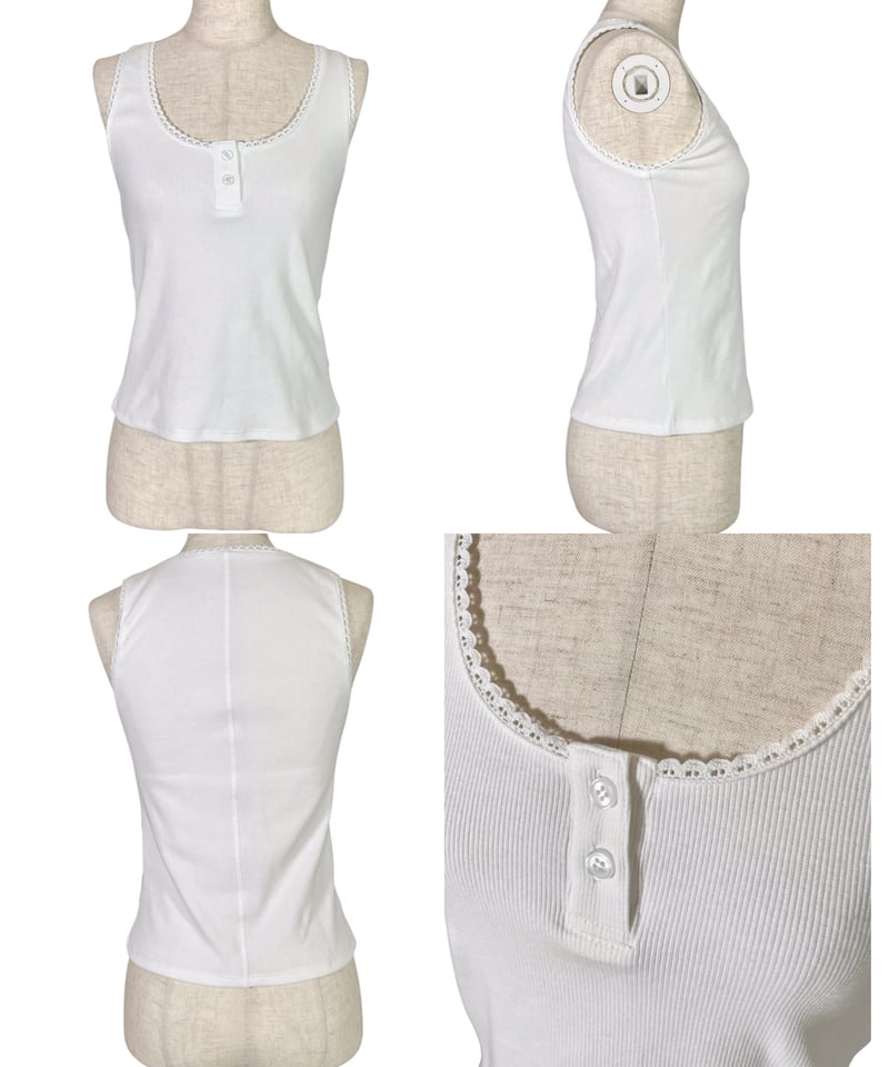 Basic Collection】フリルタンクトップ / Frill Tank Top |
